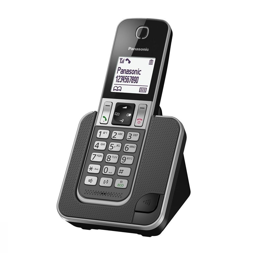 Jednolůžkový telefon Panasonic kx-tgd310nlg černo šedý