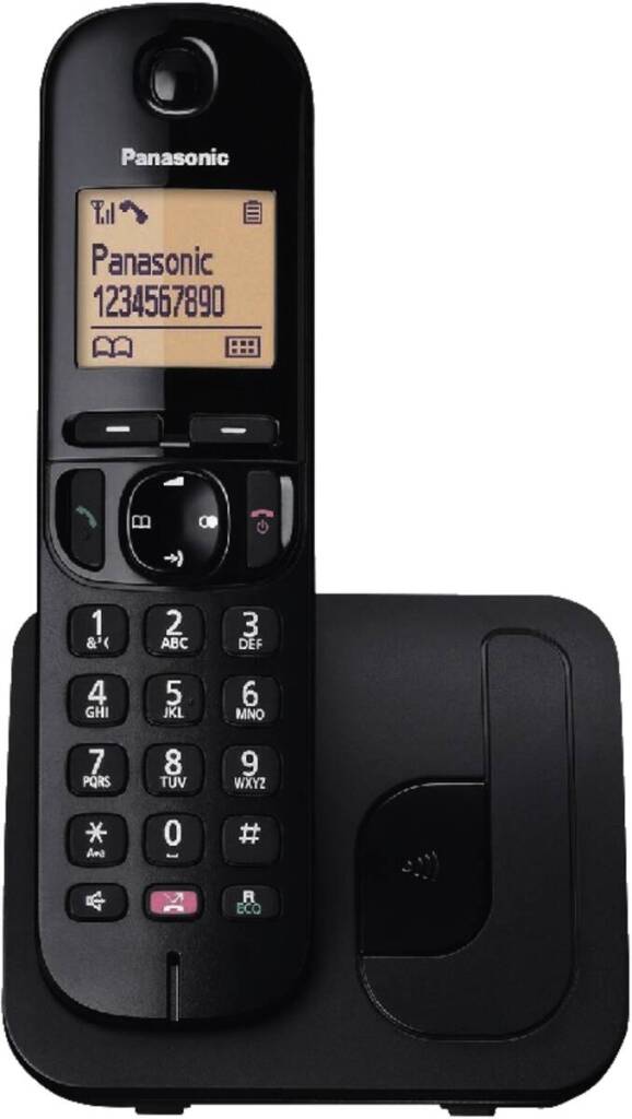 Panasonic kx-tgc250nlb telefoon mono black