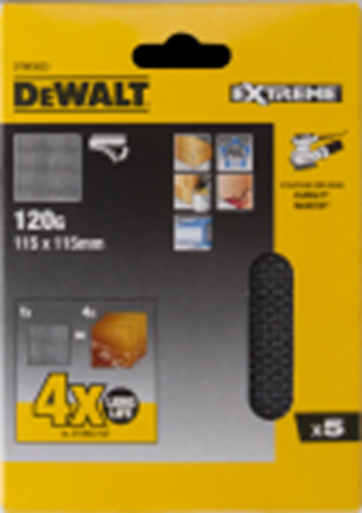 Dewalt accessoires mesh schuurgaas 115x115mm k120 - dtm3023-qz