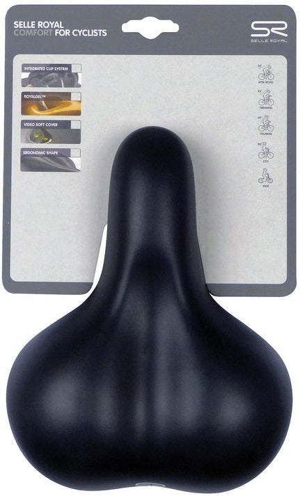 Kolesarsko sedlo Selle Royal Country Women - Črna