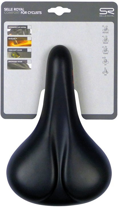 Saddle de bicicleta Selle Royal Freedom Women - Negro