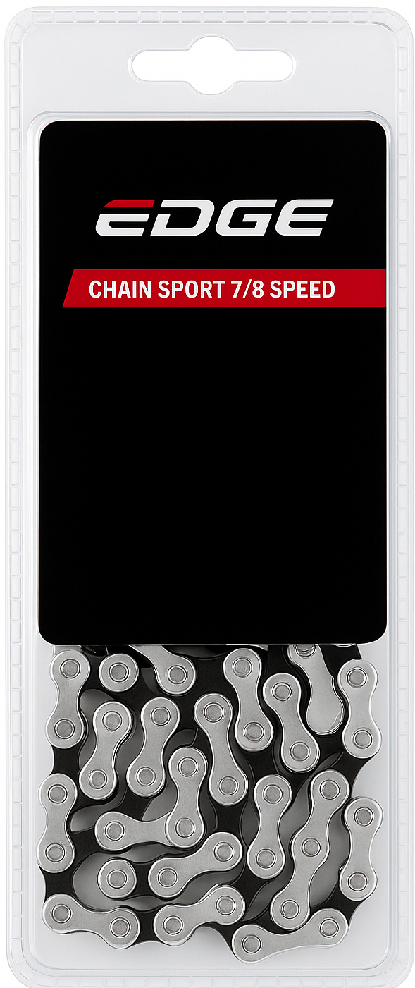 Edge Ketting 7 8 speed Sporty zilver