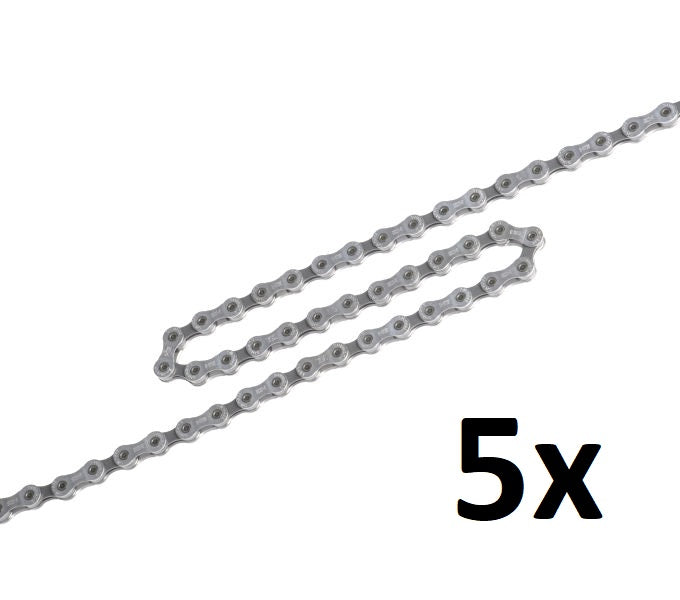 Shimano Kette 9 Gang HG53 Deore LX Tiagra – 126 Glieder (5 Stück in Werkstattverpackung)