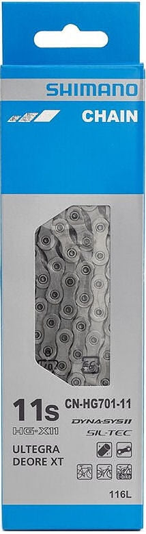 Shimano HG701 11 - Colar de velocidade - Aço - Race MTB E -Bike - Silver