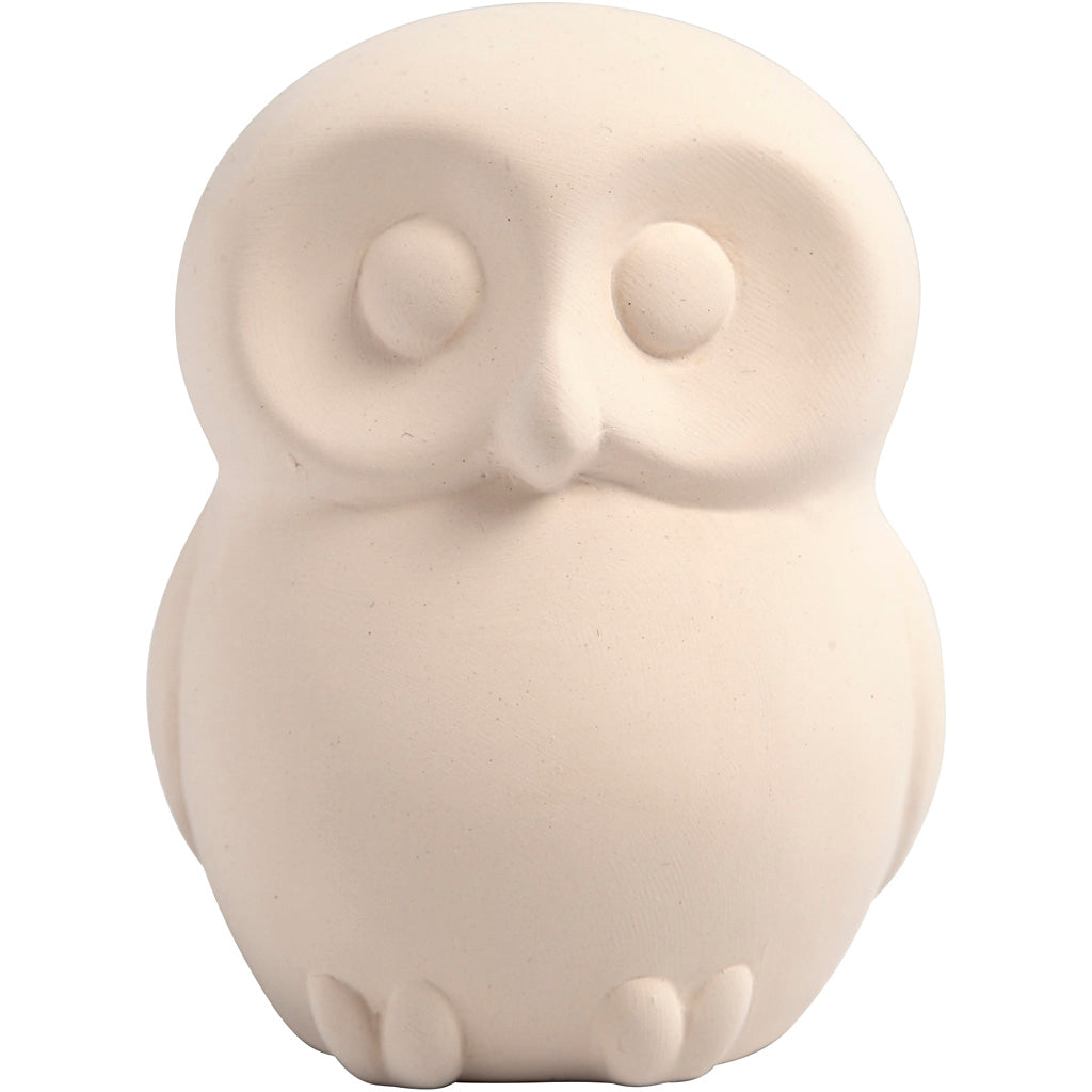 Creativ company piggy bank owl, h: 10 cm, 8 pieces 1 box