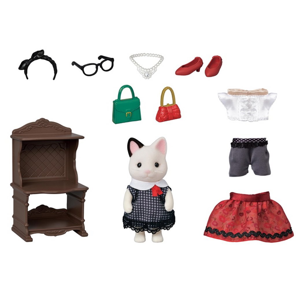 Sylvanian Families 5462 Fashion Playset Tuxedo Cat