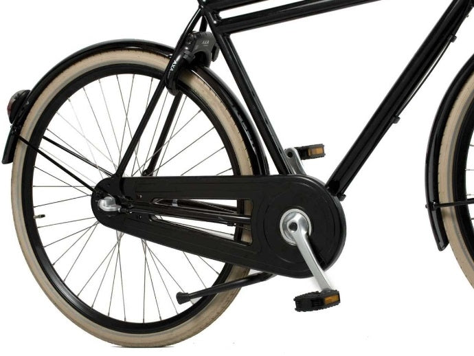 Front shield 24 Axa VS for 42 tooth chainring - black (retail packaging)