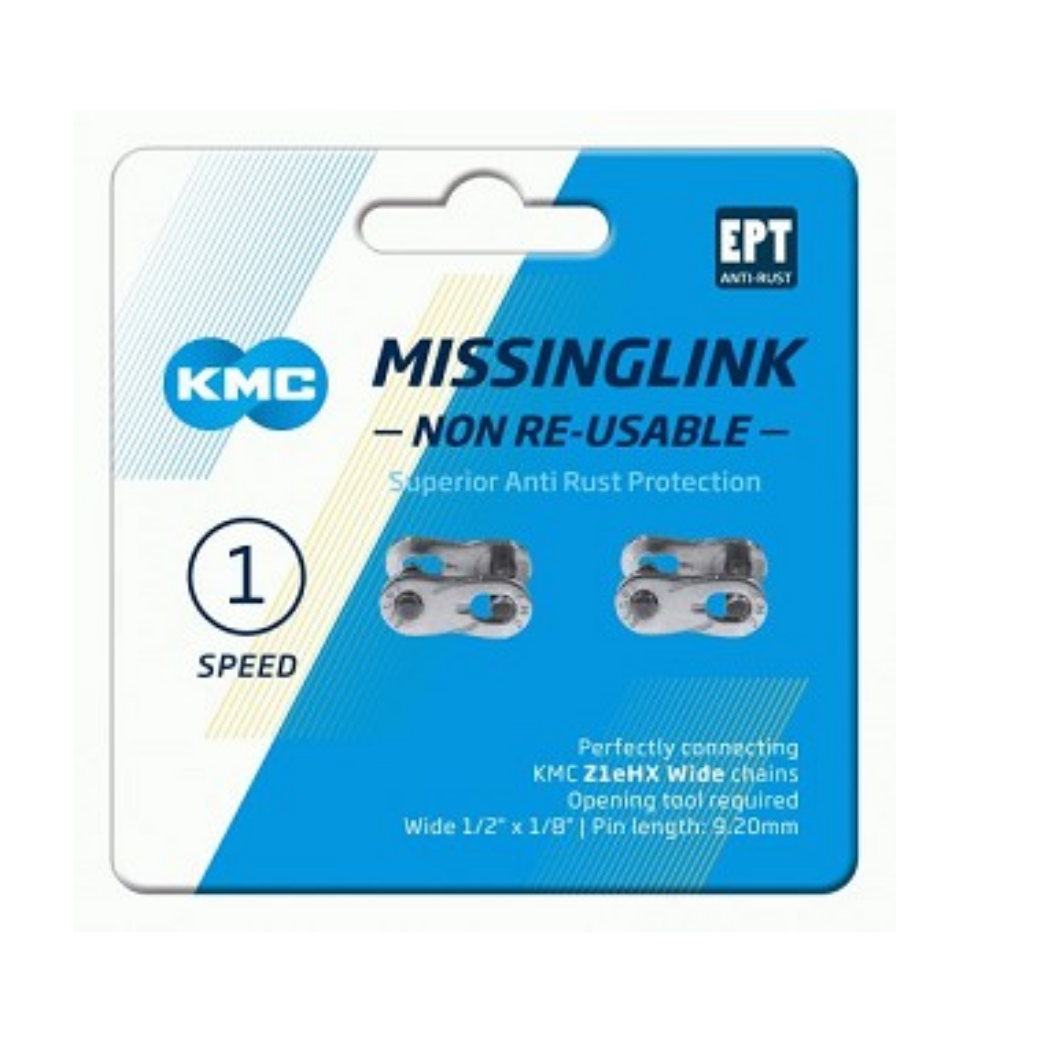 KMC MissingLink Z1eHX NR EPT - Bicycle chain lock, 2m, black