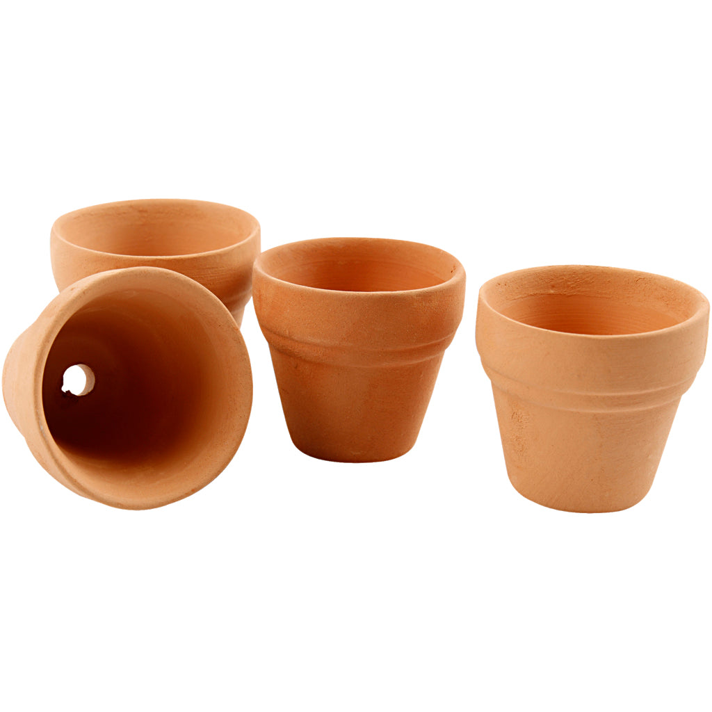 Creativ company flower pot, h: 3.1 cm, d 3.4 cm, 48 pieces 1 box