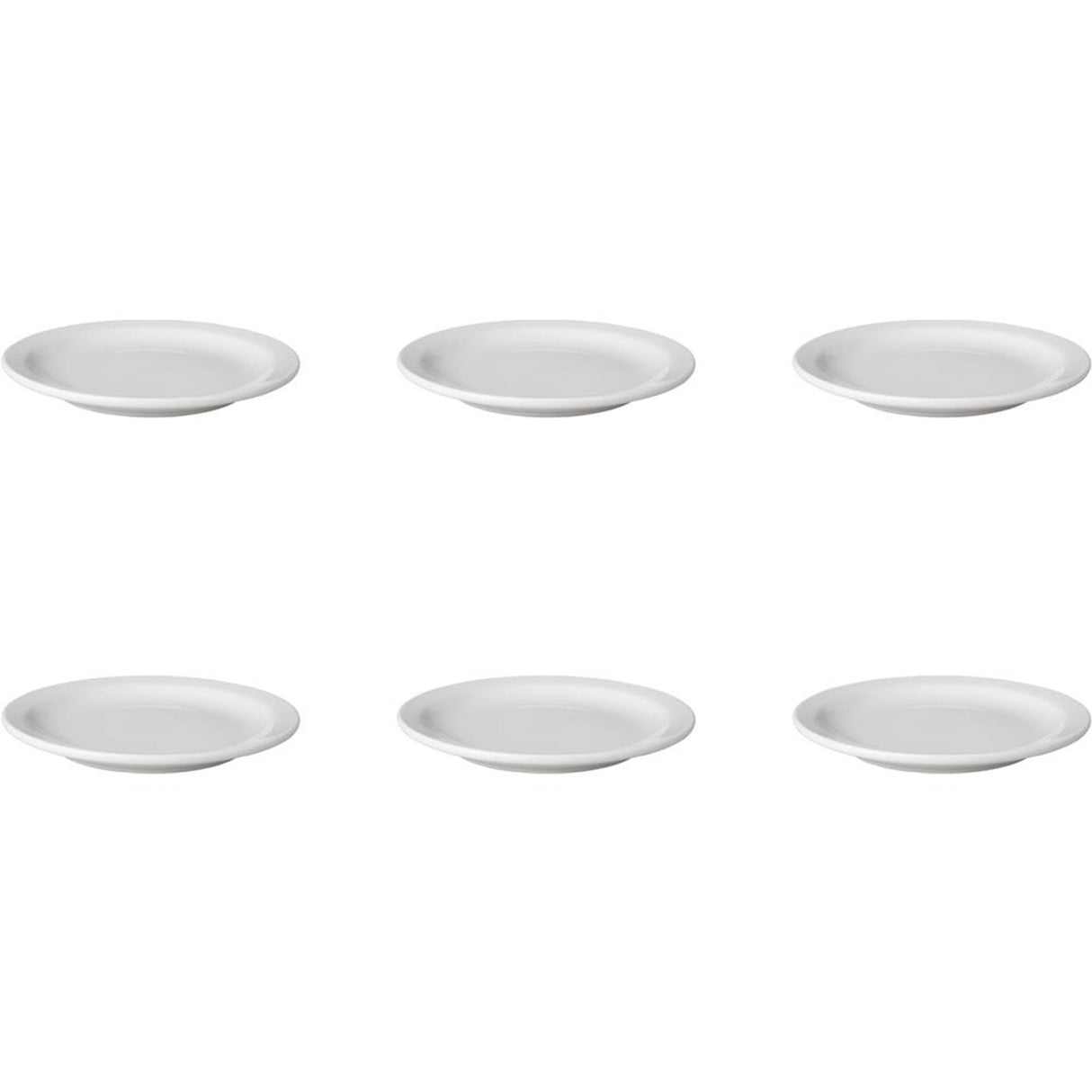 Mammoet budgetline bord plat 16cm gebak 6 stuks