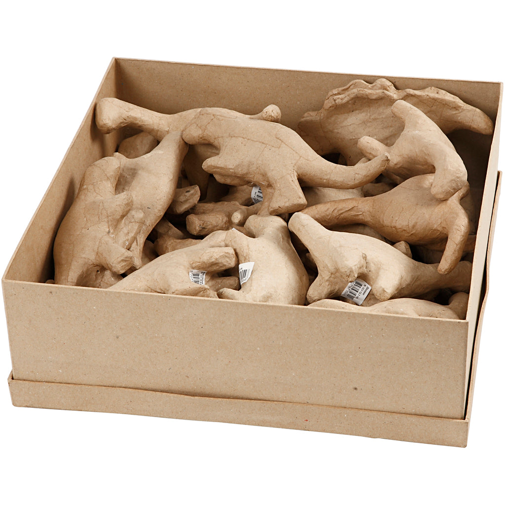 Creativ company dinosaurs, h: 9-12,5 cm, w: 4,5+5,5 cm, 21 pieces 1 box