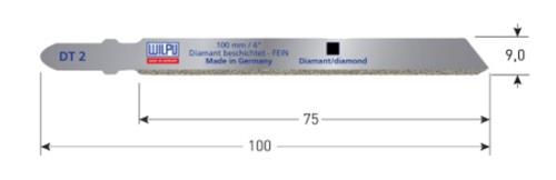 Rotec Stichsägeblatt DT2 Diamant