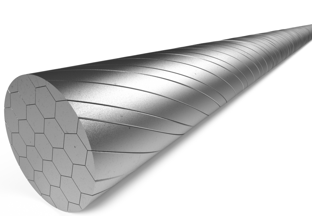 Elvedes schakelbinnenk 2250mm (50) RVS N-nippel 2021056-BOX