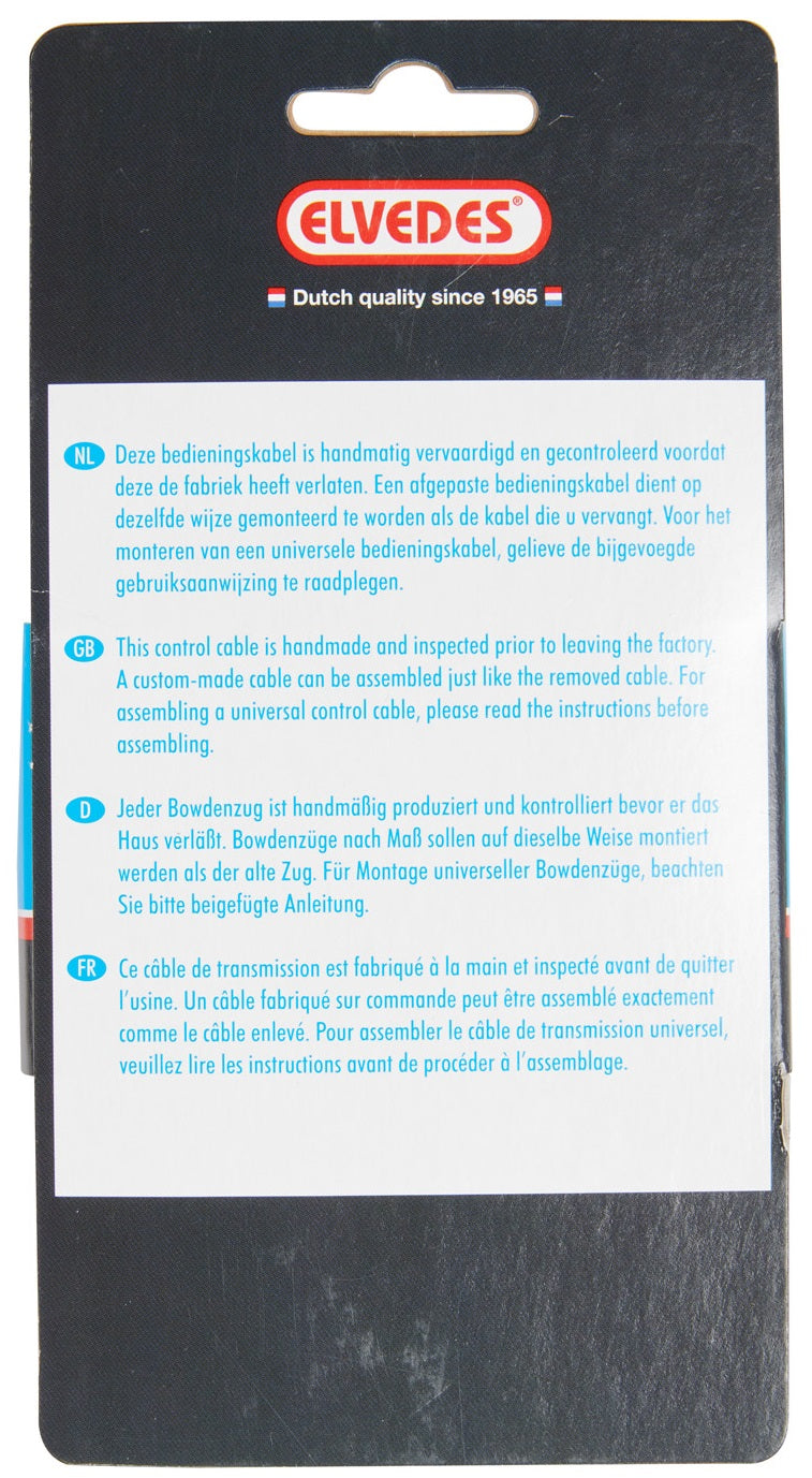 Conjunto de cables Elvedes Brigu Frame 1.70m 2.35m de acero inoxidable negro