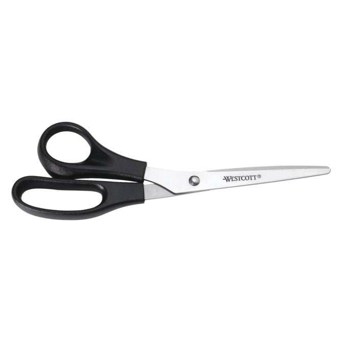 Quantore scissors westcott desk 210mm stainless steel with plastic grip left-handed