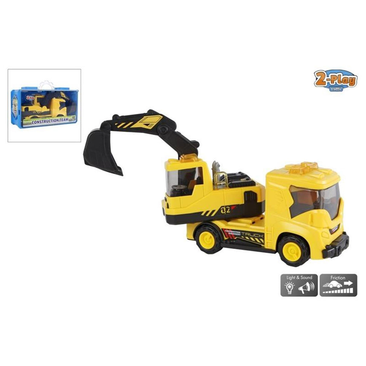 2-play truck graafmachine frictie 22,5cm