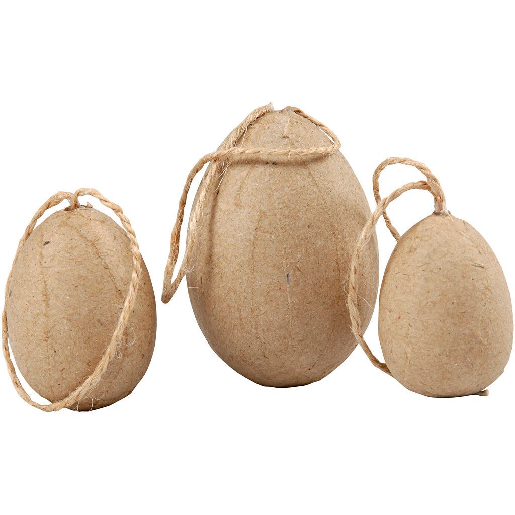 Creativ company eieren, h: 3+4+5 cm, 6 stuk 1 doos