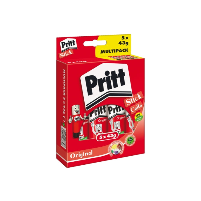 Quantore limstift pritt 43gr promopakke 4+1 gratis