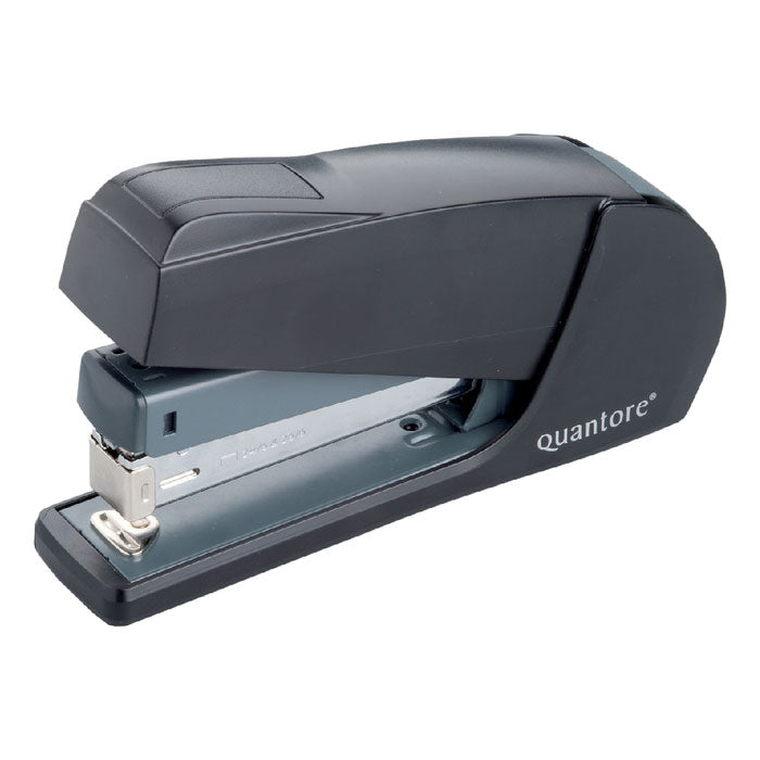 Quantore stapler deluxe full strip 20 sheets 24 6 black
