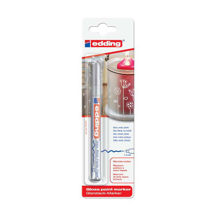 Quantore felt-tip pen edding paint marker silver