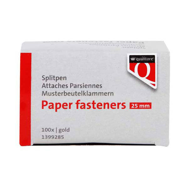 Quantore cotter pin gold 25mm, 100pcs.
