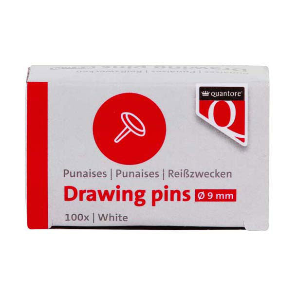 Quantore pins silver, 100 pcs.