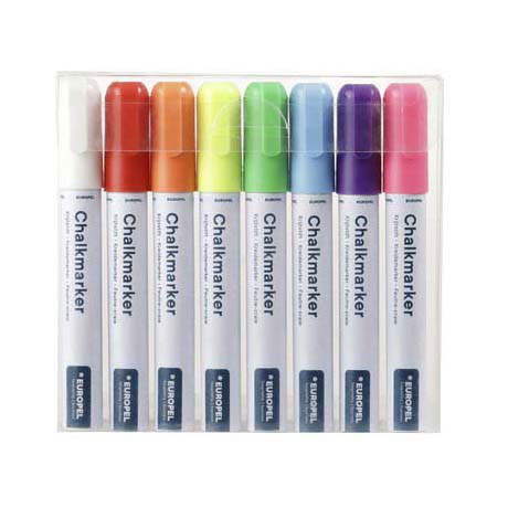 Quantore kridtmarkør europal, 8 stk.