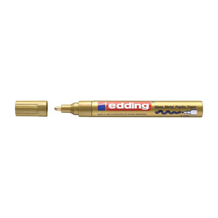 Quantore felt-tip pen edding paint marker gold