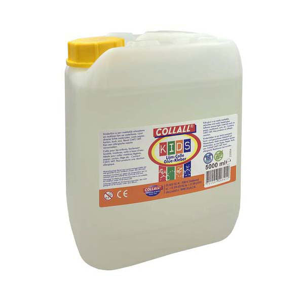 Quantore children's glue collall washable jerrycan 5l