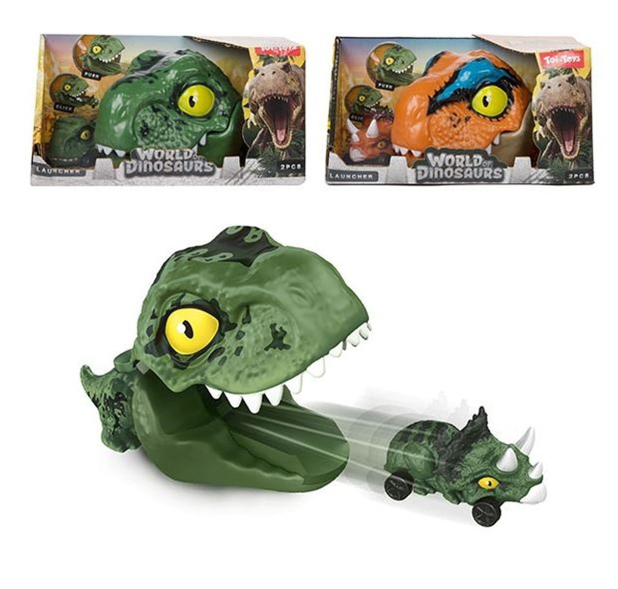 Toi-toys toi toys dinoauto met dinoafschieter
