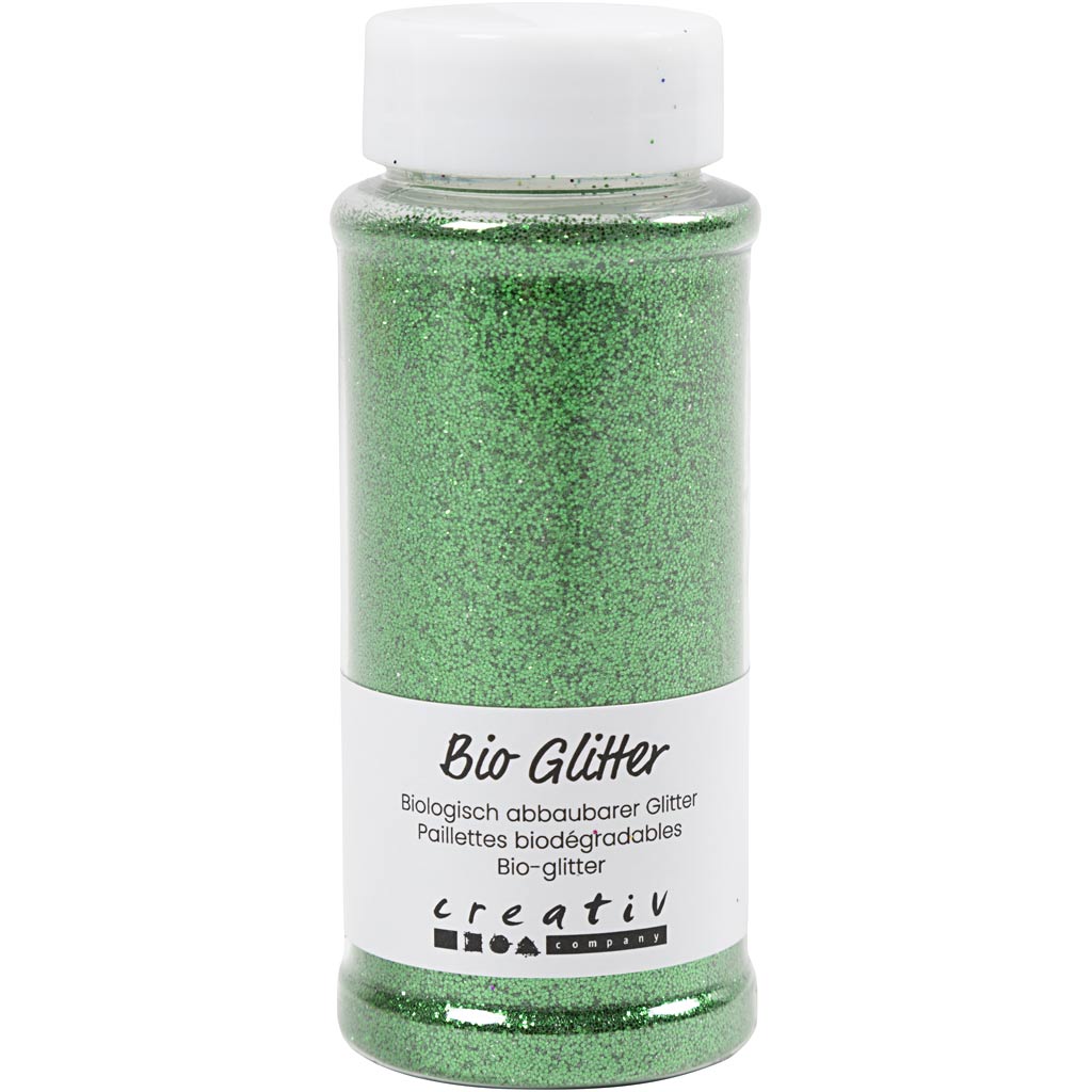 Creativ company bio sparkles, green, 140 ml 1 box