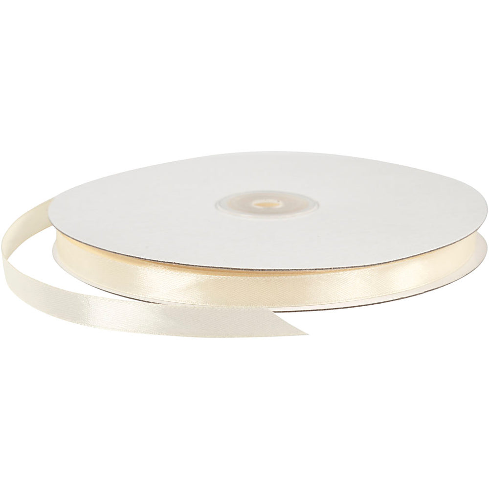 Creativ Company Satin Ribbon Off-White, 100 m