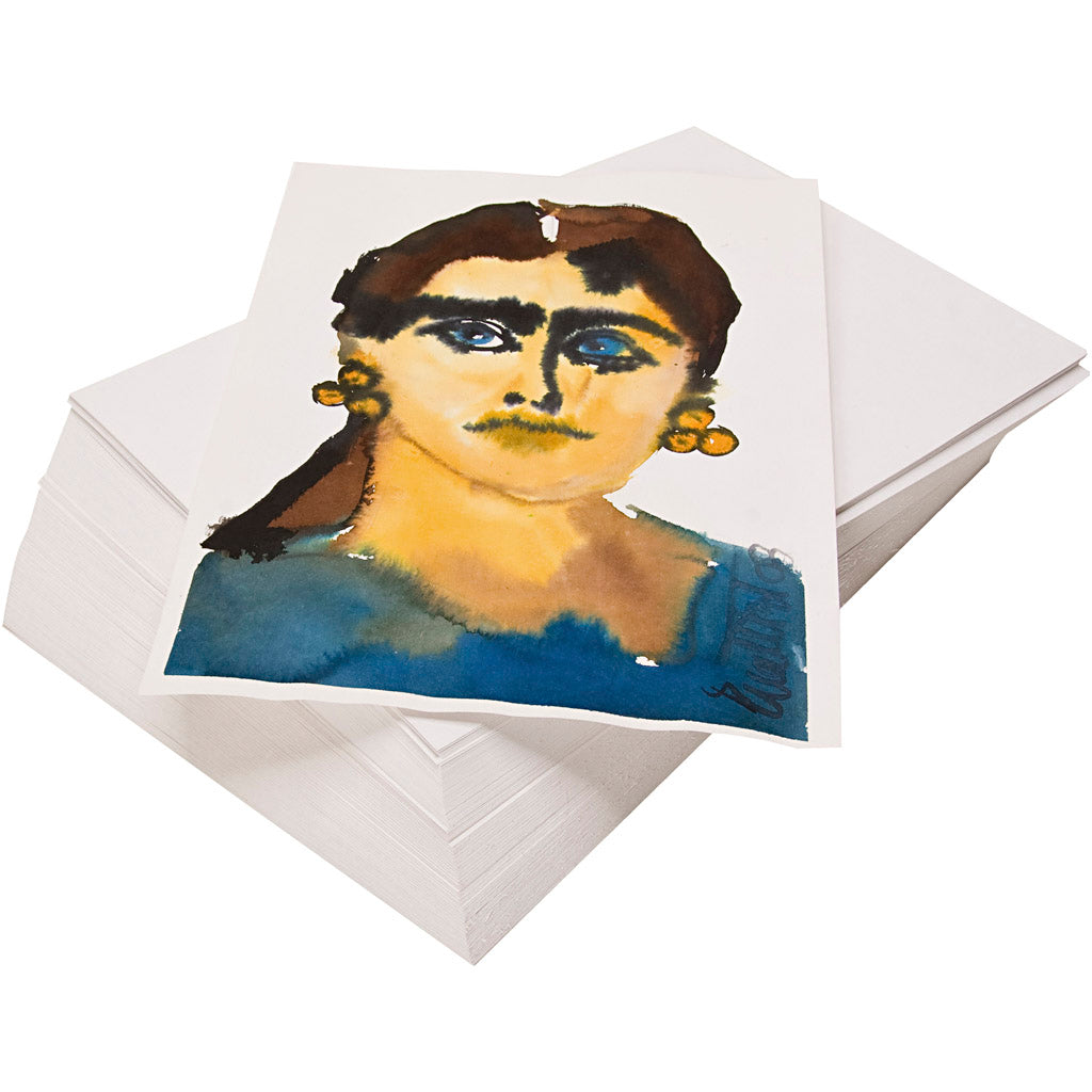 Watercolor paper, A2, 180 g, white, 100 sheets, 1 box