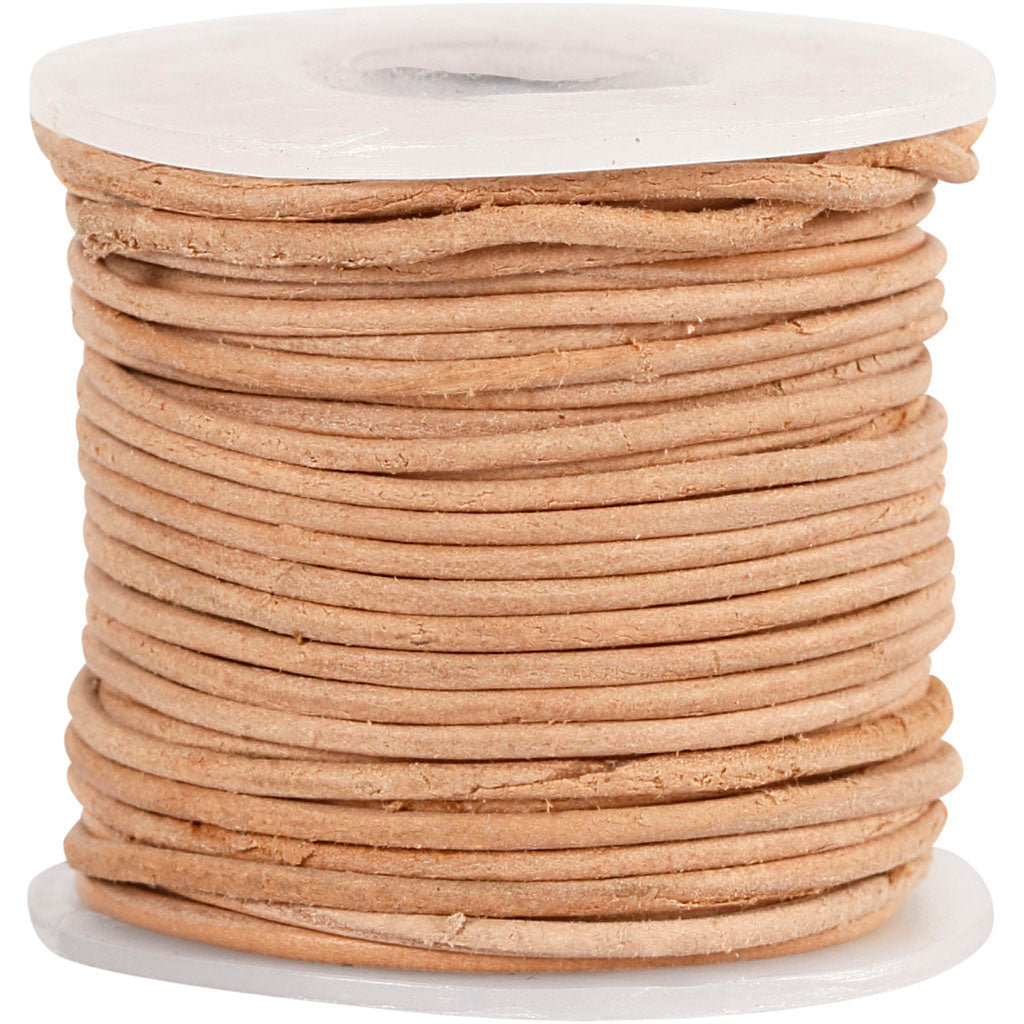 Creativ company leather cord, thickness 1 mm, 10 m 1 roll