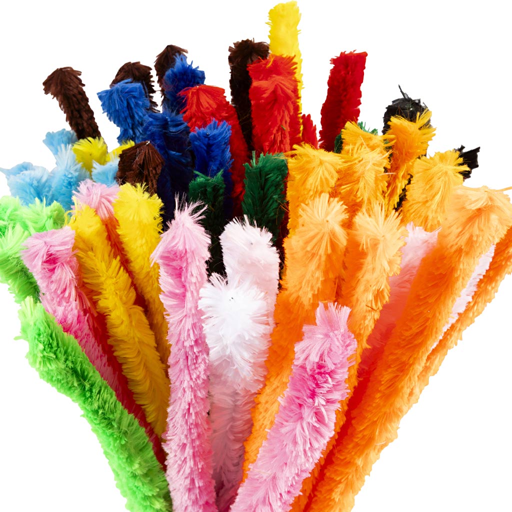 Creativ Company Chenille Wire Color 45cm, 60 pcs.