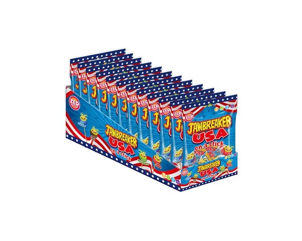 Zed candy jawbreaker on a stick usa (12x 160gr)