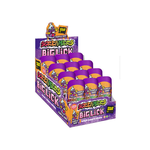 Zed candy screamers big lick purple (12x 60ml)