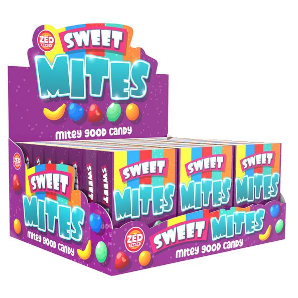 Zed candy mites sweet pocket box (24 stuks)