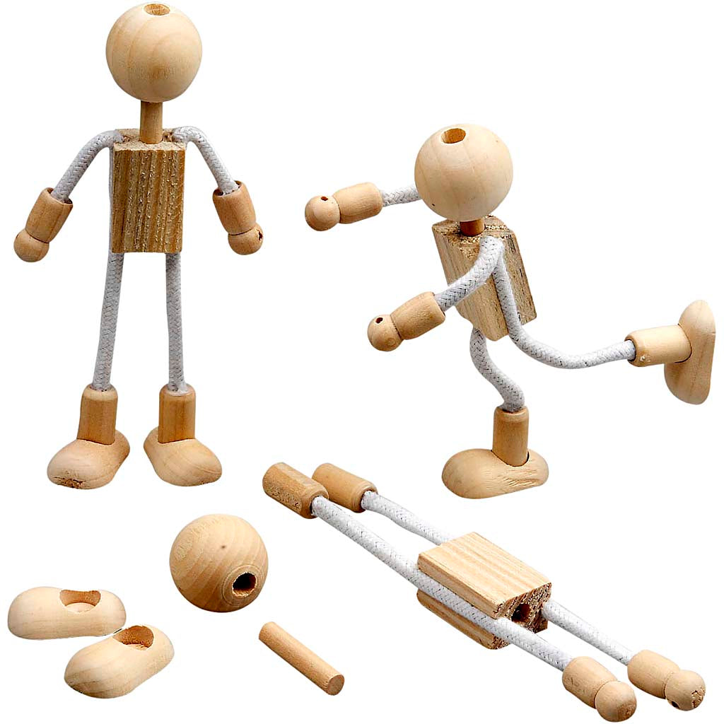 Creativ company flexi figure, h: 12 cm, 4 sets 1 box