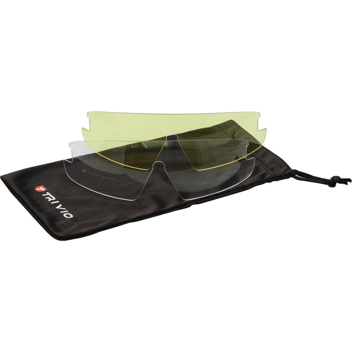 Trivio - Hadley cycling glasses red and white with 2 extra lenses