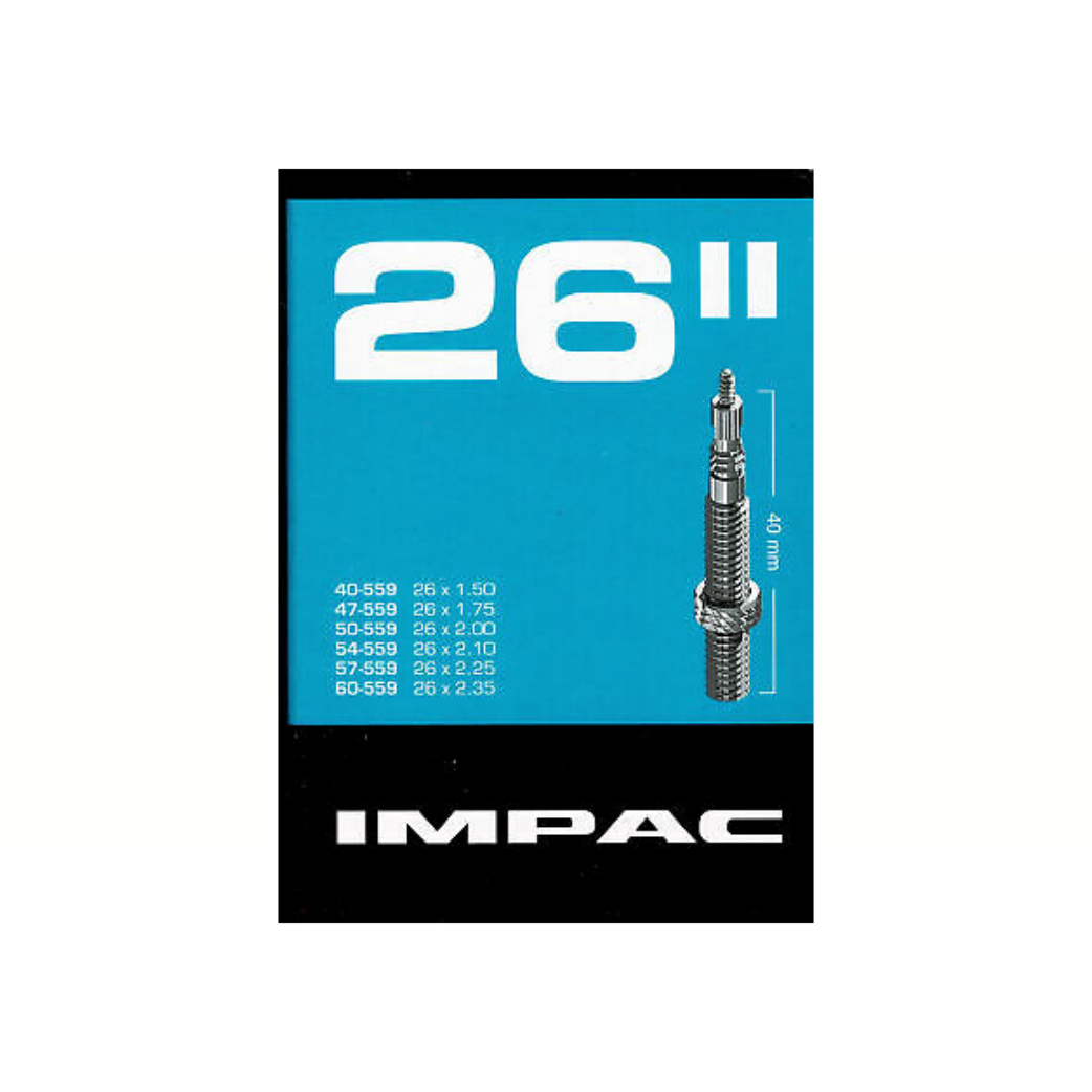 Impac Inner Tube (by Schwalbe) SV26 26x1.50 26x2.35 ETRTO 40 60-559 Valve: Sclaverand French 40mm