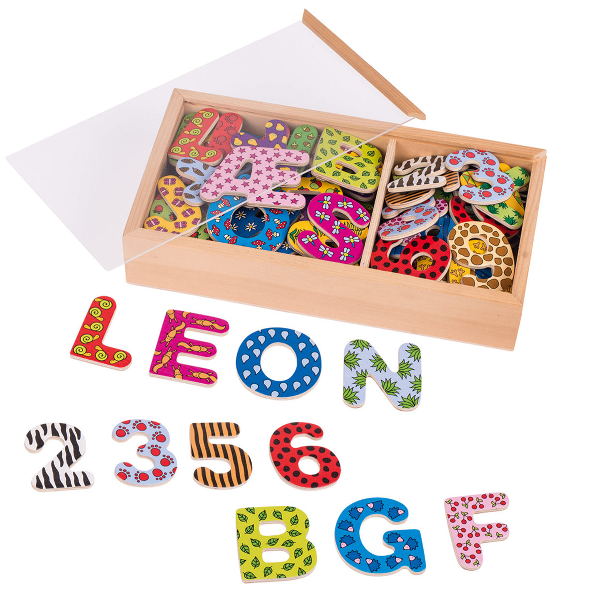 Goki magnetic numbers letters, 88pcs.