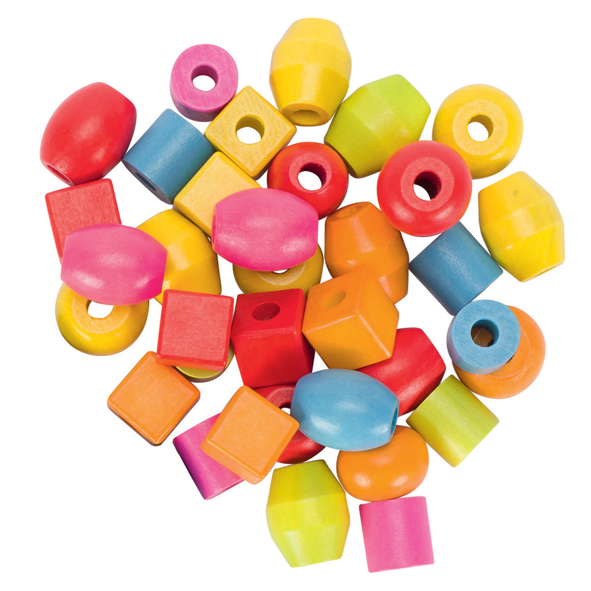 Goki Wooden Bead Set, 45pcs.