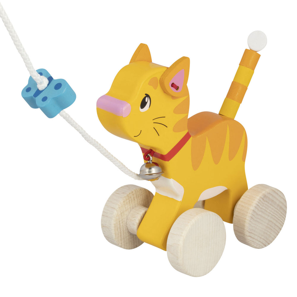 Goki Wooden Pull-along Cat