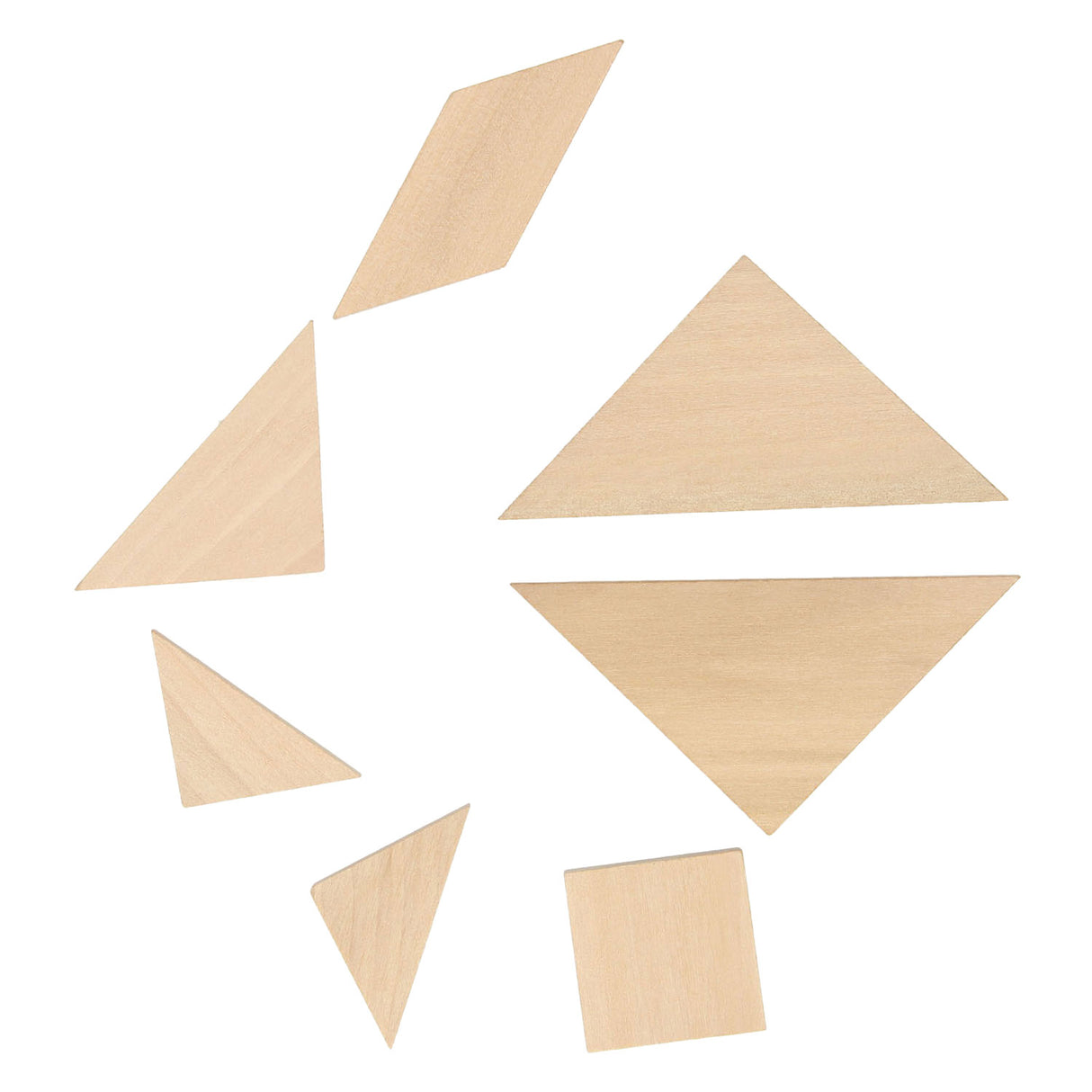 Puzzle de tangram en bois Goki