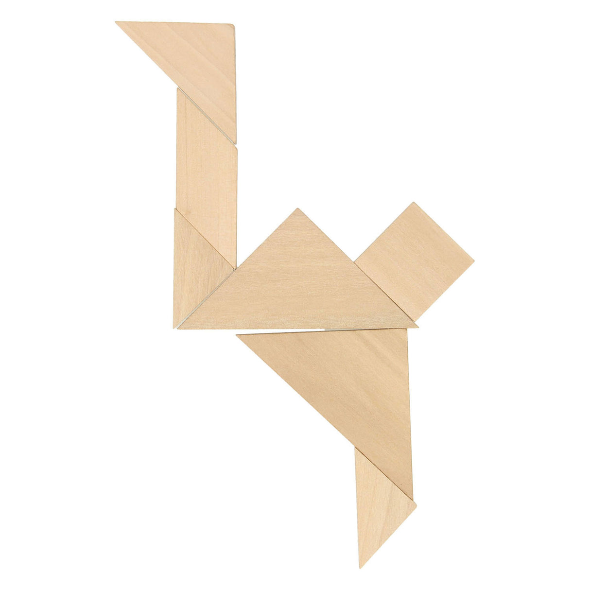 Puzzle de tangram en bois Goki