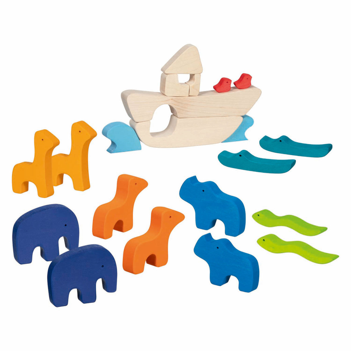 Goki wooden Noah's ark