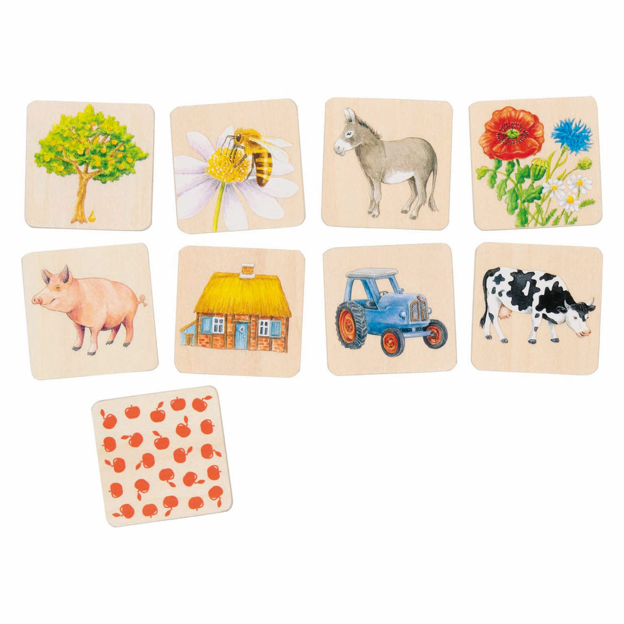 Goki wooden memo in the countryside