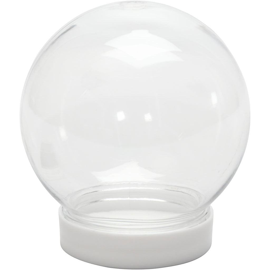 Creativ company snow globe, h: 8.5 cm, d: 8 cm, hole size: 4.7 cm, 1 piece