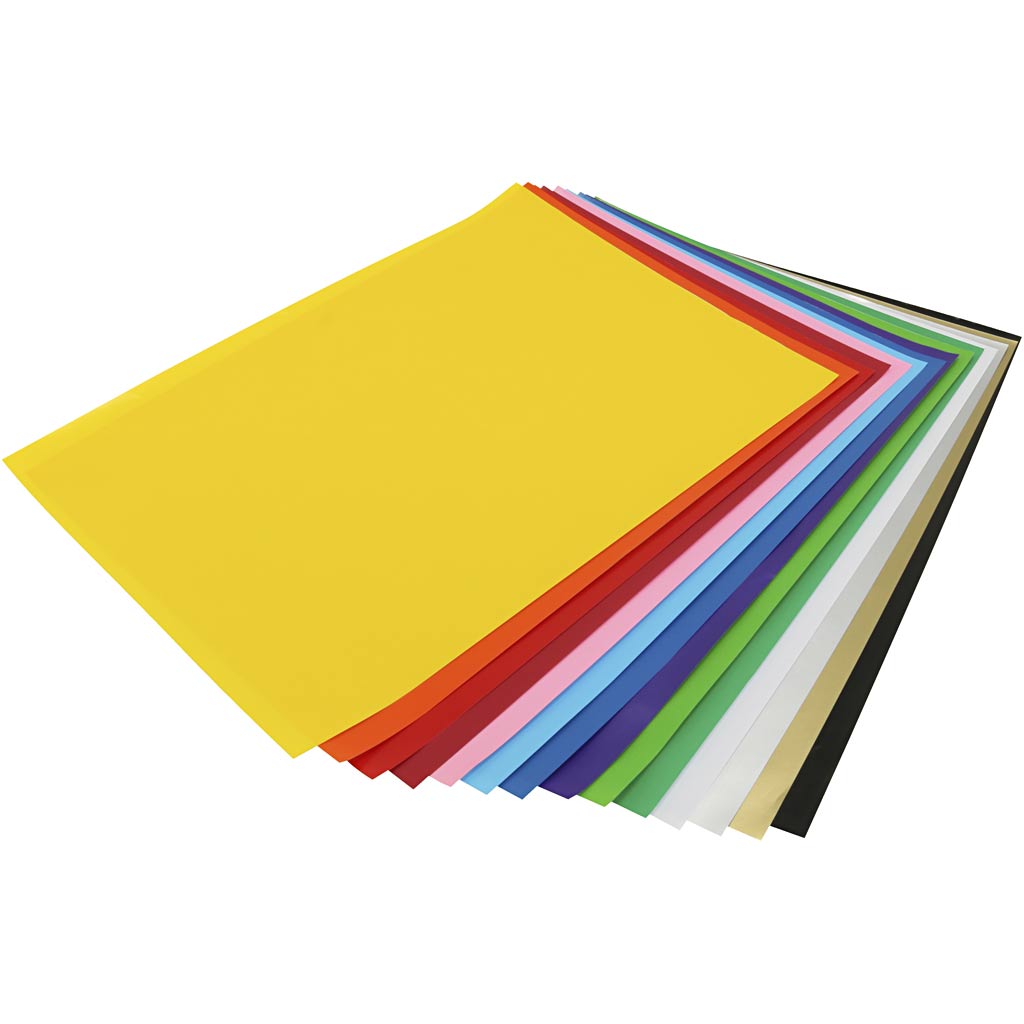 Creativ company vel 25x35 cm, 80 gr, diverse kleuren, 100 vel 1 doos